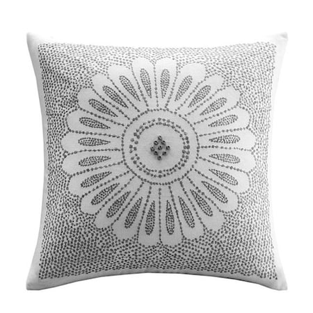 INK Plus IVY II30-609 Sofia Embroidered Decorative Pillow - Grey